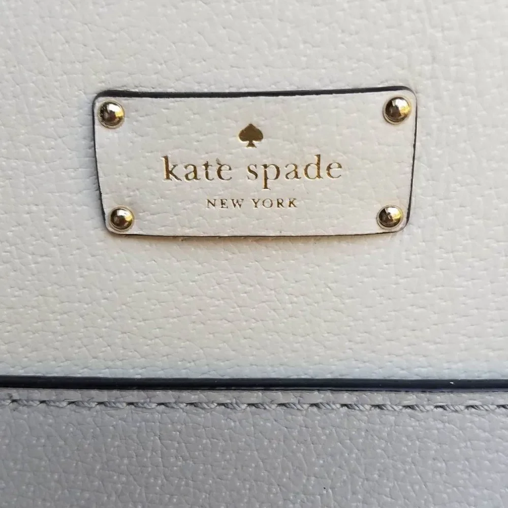 Iconic Kate Spade Gray Cameron Street Candace Leather Satchel - Picture 7 of 13